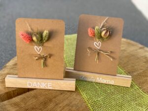 Kartenständer mit Karte 7,50€